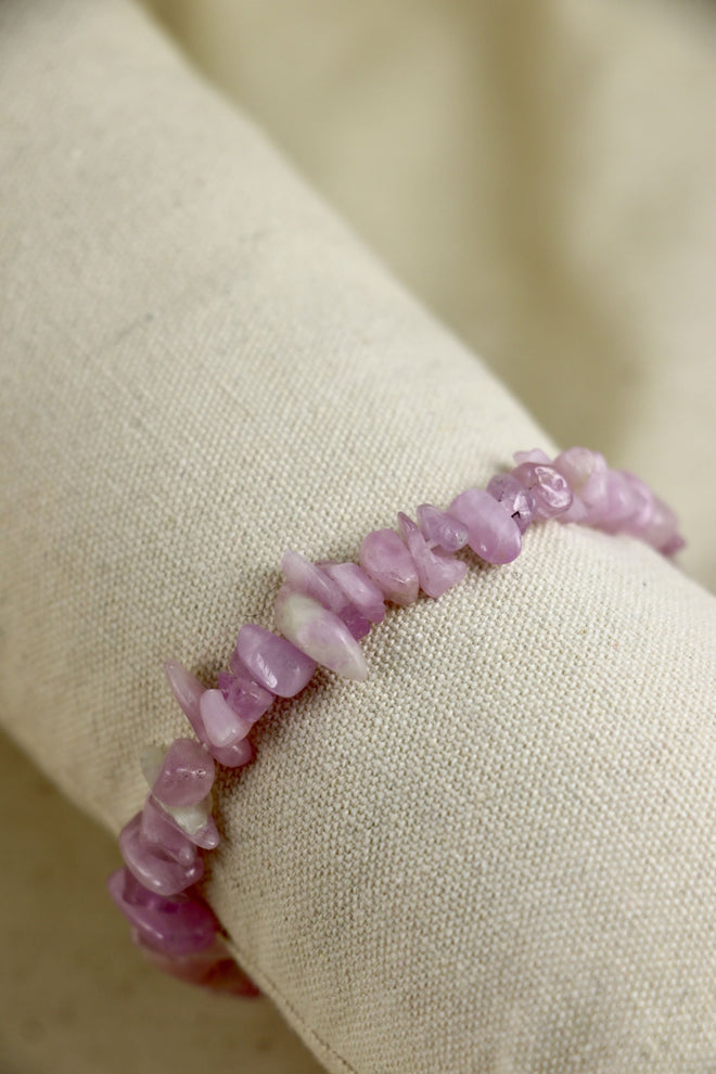 I AM healing - braccialetto a scheggie in Kunzite