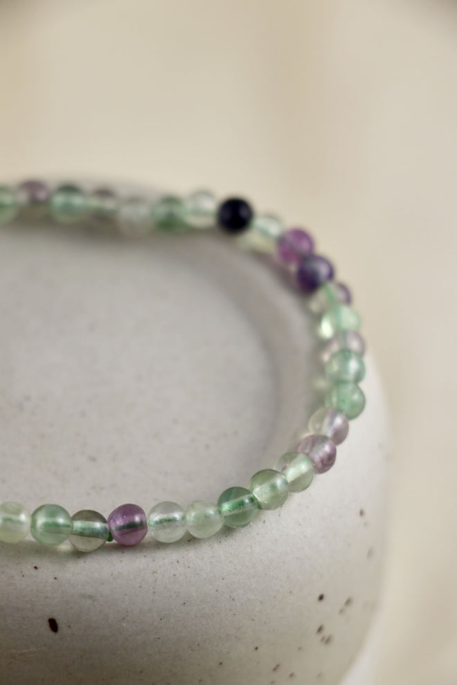 I AM focused - Bracciale Fluorite verde