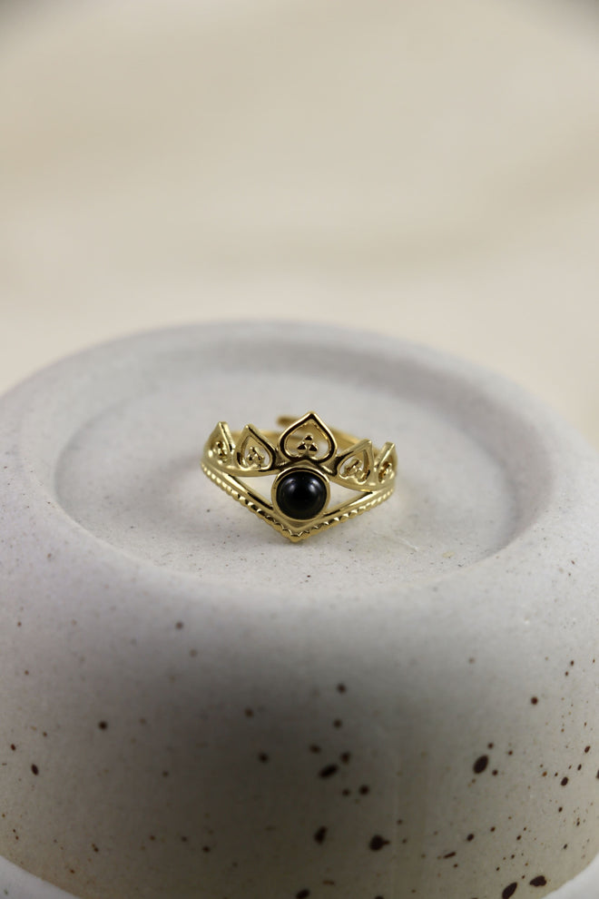 I AM limitless - Onyx Ring Crown