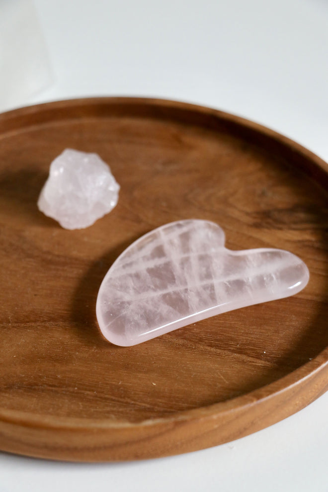 Gua Sha in Quarzo rosa