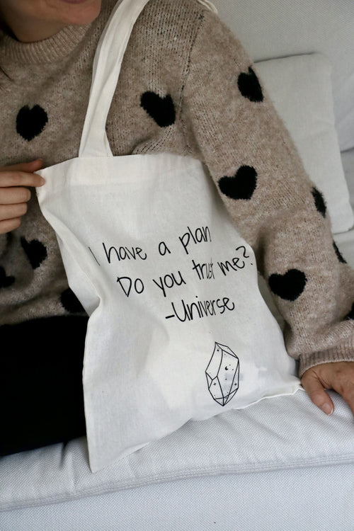 Totebag message from the universe